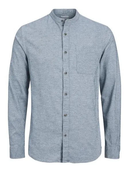 JACK & JONES Košeľa 'JJEBand'  modrá melírovaná