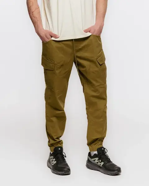 Husky Roy M XL, khaki Pánské bavlněné kalhoty