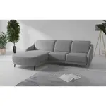 Sit & More ROHOVÁ SEDAČKA, textil, šedá