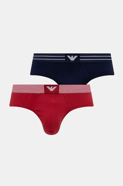 Emporio Armani Underwear slipy pánské bavlněné s elastanem 2-pack