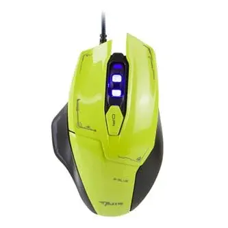 E-blue Myš Mazer EMS642GRAA-IU, 2500DPI, optická, 6tl., drátová USB, zelená