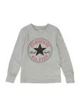 CONVERSE Tričko  sivá / červená / čierna