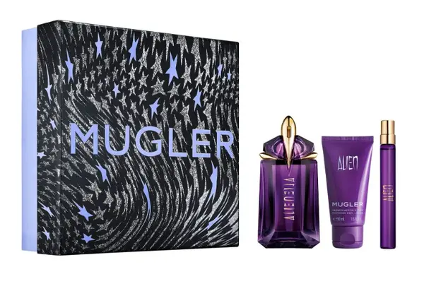 Thierry Mugler Alien - EDP 60 ml (plnitelná) + EDP 10 ml (plnitelná) + tělové mléko 50 ml