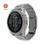 Titanový řemínek FIXED Titanium Strap pro Garmin QuickFit 22mm, přírodní titan