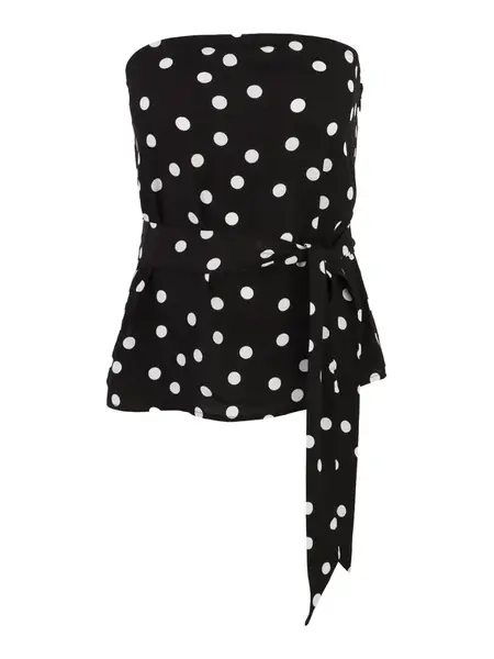 Vero Moda Petite Top 'VMELISA'  čierna / biela