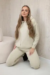 Set of sweaters Sweatshirt + Pants dark beige