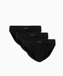 Pánske nohavičky ATLANTIC Sport 3Pack - čierne