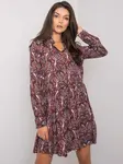 Dress-D73771M30227-dark brown