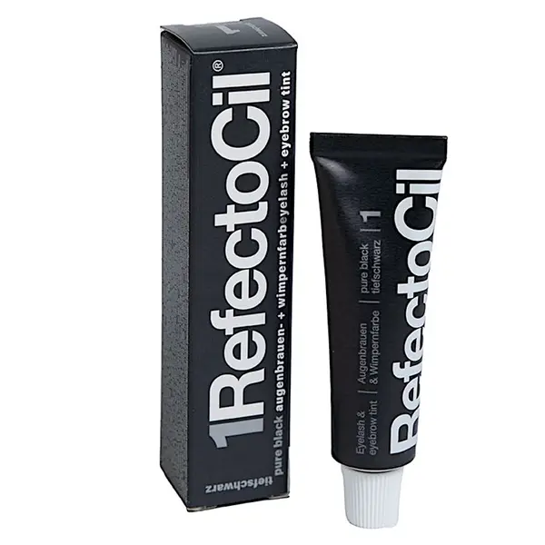 Barva na obočí a řasy RefectoCil 15 ml - č.1, černá (2010) + dárek zdarma