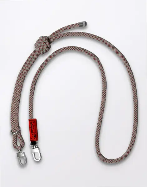 Topologie 8.0mm Rope Strap Grey/Red/Blue Lattice