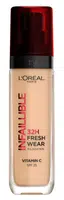 L'ORÉAL PARIS Infaillible Fresh Wear dlouhotrvající tekutý make-up 220 Sable Sand 30 ml