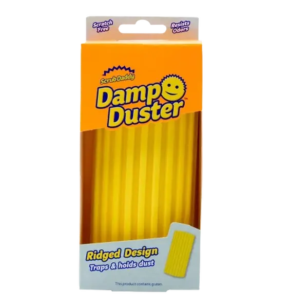 SCRUB DADDY Damp Duster, Houbička na utírání prachu žlutá
