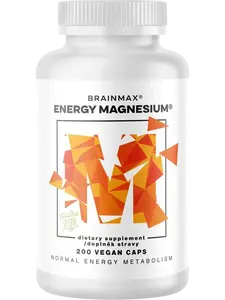 BRAINMAX Energy Magnesium® 1000 mg Hořčík Malát 200 mg 200 kapslí