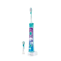 PHILIPS SONICARE Sonický elektrický zubní kartáček dětský s bluetooth zelený HX6322/04
