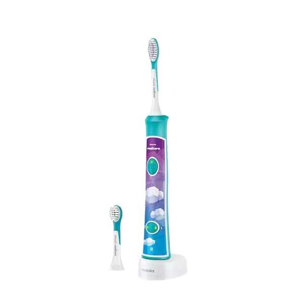 PHILIPS SONICARE Sonický elektrický zubní kartáček dětský s bluetooth zelený HX6322/04