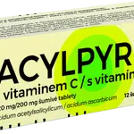 ACYLPYRIN s vitaminem C 320mg/200mg 12 šumivých tablet