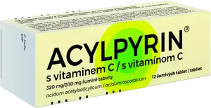 ACYLPYRIN s vitaminem C 320mg/200mg 12 šumivých tablet