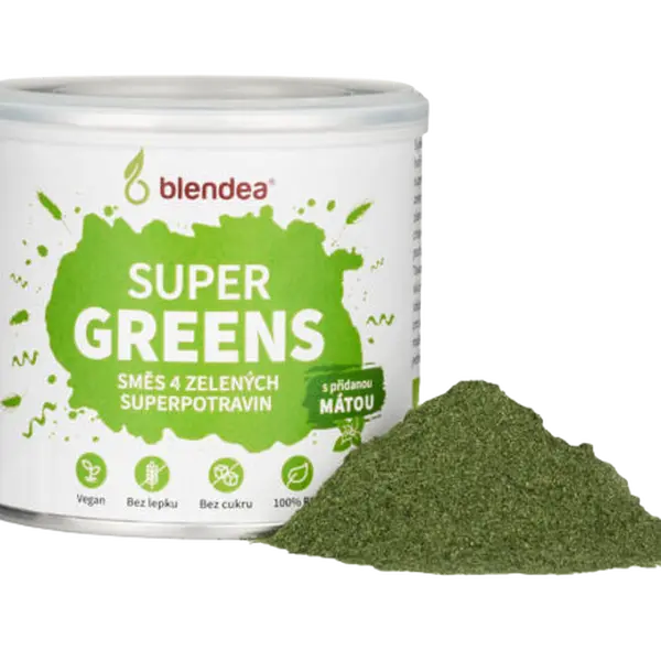 BLENDEA Supergreens BIO 5 zelených superpotravin 90 g