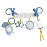 CANPOL BABIES Závěsná hračka na kočárek/autosedačku Pastel Friends šedá