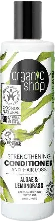 ORGANIC SHOP Posilující kondicionér proti vypadávání vlasů Řasy a citronová tráva 280 ml