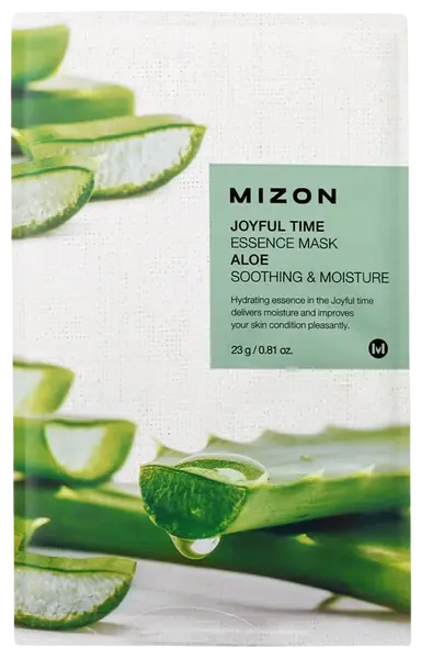 MIZON Joyful Time Aloe Vera Plátýnková maska pro zklidnění a hydrataci 23 g