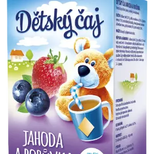 MEGAFYT Dětský čaj jahoda a borůvka 20 x 2 g