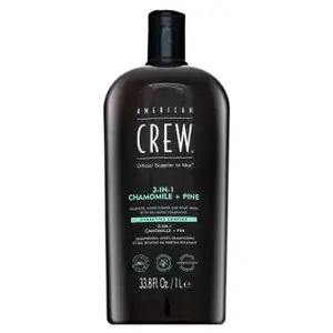 American Crew 3-in-1 Chamolie + Pine šampon, kondicionér a sprchový gel 1000 ml