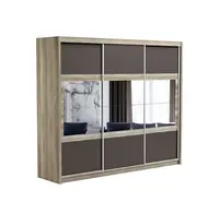 Šatní skříň Salwador Barva korpusu: Dub - canyon, Rozměry: 250 cm, Dveře: Lava