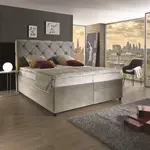 Boxspring Palladio Rozměr: 160 x 200 cm, Matrace: Bez matrace, Rošt: Polohovací lamelový rošt