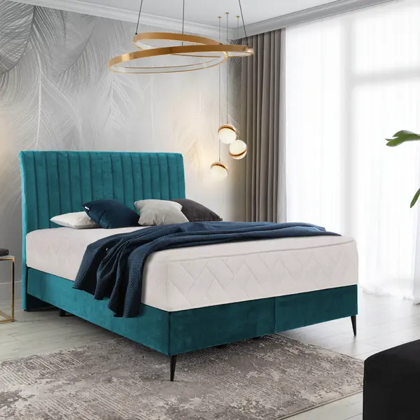 Boxspring Blanca Rozměr: 160 x 200 cm, látka: Lukso 38