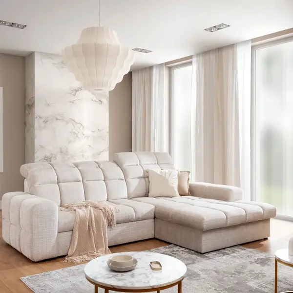 Sedací souprava Lugo Provedení: Pravá varianta, látka: Cremona 4