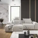 Sedací souprava Bastia 7 Provedení: Levá varianta, látka: Castel 4