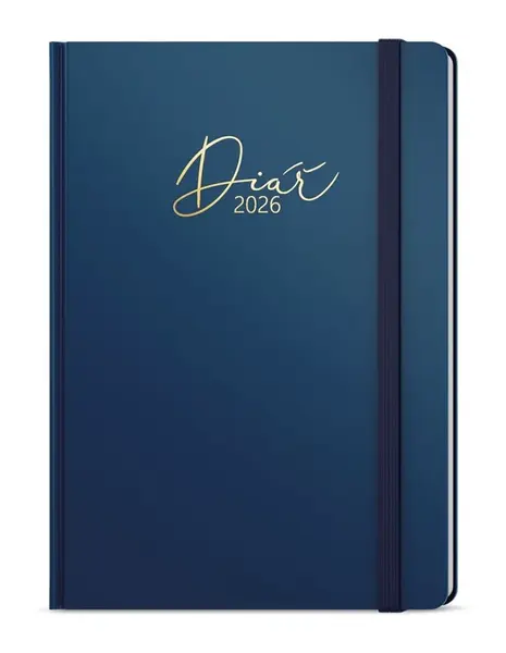 Týdenní diář 2026 Oskar Luxi A5 modrá