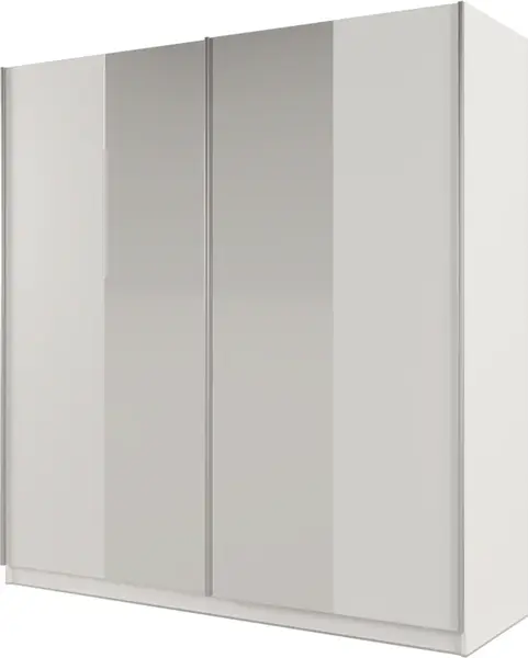 Šatní skříň Praga Barva korpusu: Bílá, Rozměry: 200 cm