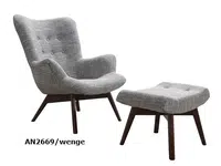 Křeslo Pik 2669 a podnožka Provedení: Pouze křeslo, Nožičky: Wenge, látka: AN 2669