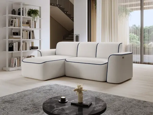 Sedací souprava Ume Provedení: Levá varianta, látka: Royal 1/ Velvet Mat 40