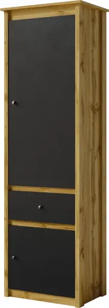 Vitrína Luna LN3 Barva korpusu: Dub wotan / černá