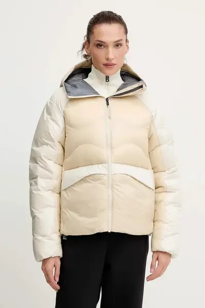 Péřová bunda Peak Performance HELIUM béžová barva, zimní, G80435