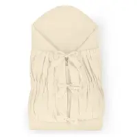 Petite&Mars Zavinovačka šněrovací Nurse s pevnou kokosovou vložkou Light Beige 75x75 cm