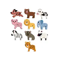 Vilac Dřevěné magnetky Legrační zvířátka 30 ks