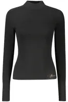 Černý rolákový svetr