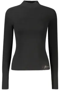 Černý rolákový svetr