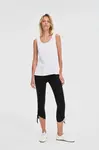 Marisse Black Cotton Leggings