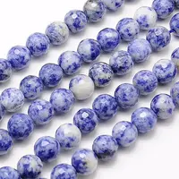Natural Blue Spot Jasper Beads Strands