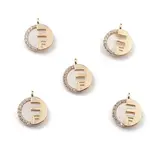 Natural Freshwater Shell Letter Charms