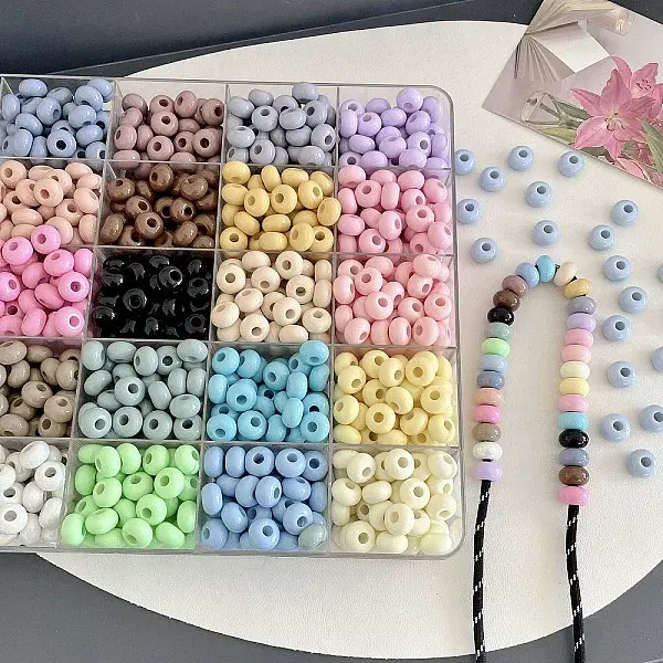 Opaque Acrylic Beads