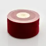 Polyester Velvet Ribbon for Gift Packing and Festival Decoration