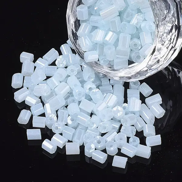6/0 Two Cut Glass Seed Beads