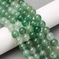 Natural Green Aventurine Round Beads Strands