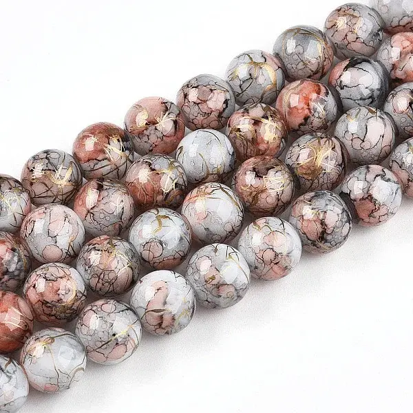 Baking Painted Glass Beads Strands